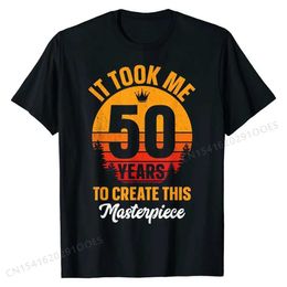 T-shirts voor heren grappig 50 jaar oude grap t-shirt 50e verjaardag gag cadeau idee t-shirt tops t shirt nieuw ontwerp strak katoen mannen t shirt strak t240425