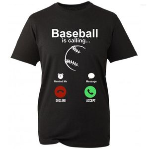Camisetas divertidas de béisbol para hombre, ropa informal deportiva de algodón, camiseta de manga corta Harajuku de gran tamaño para regalo de padre, ropa para hombre