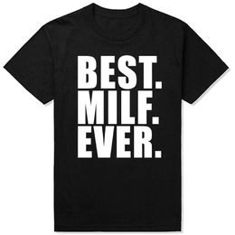 T-shirts masculins drôles meilleurs milf jamais t-shirts adultes blague graphique streetwear à manches courtes à manche otte de sage harajuku sexe t-shirt masculin t240425