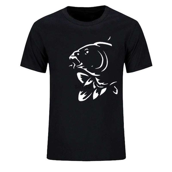 Camisetas divertidas para hombre, Camiseta deportiva de carpa, Camiseta deportiva de verano para pescador pescando, Camiseta deportiva para hombre, camiseta de ocio Harajuku con cuello redondo para hombre 3Dt