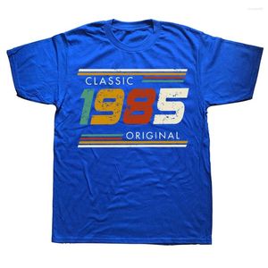 Heren T-shirts Grappige Klassieke 1985 Originele Vintage Zomer Grafische Katoenen Streetwear Korte Mouw Verjaardag Geweldig T-shirt Mannen