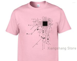 T-shirts pour hommes chemise d'ordinateur drôle pour les hommes toute personne positive l'aimera de haute qualité et t-shirt intelligent ou geek
