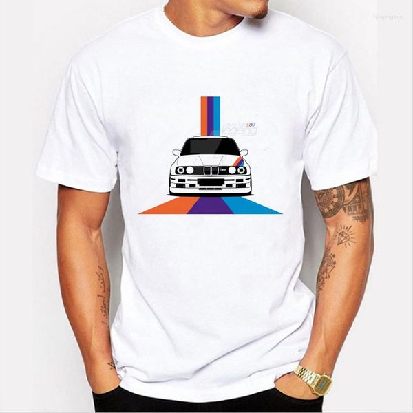 Camisetas divertidas para hombre E46 E90 E39 E60 E30, camiseta clásica para hombre, camiseta genial de supercoche, camisetas de verano para hombre, Camisetas blancas, camiseta Harajuku Hip Hop