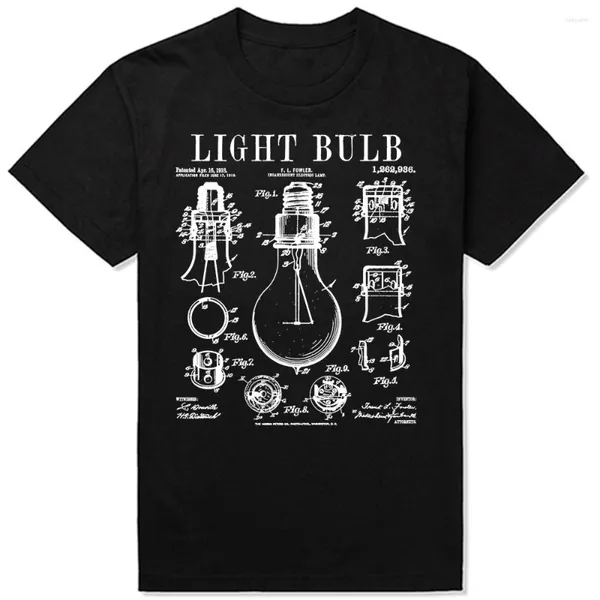 T-shirts pour hommes drôle électricien ampoule électricité ingénieurs électriciens graphique Streetwear manches courtes Lineman cadeaux T-shirt