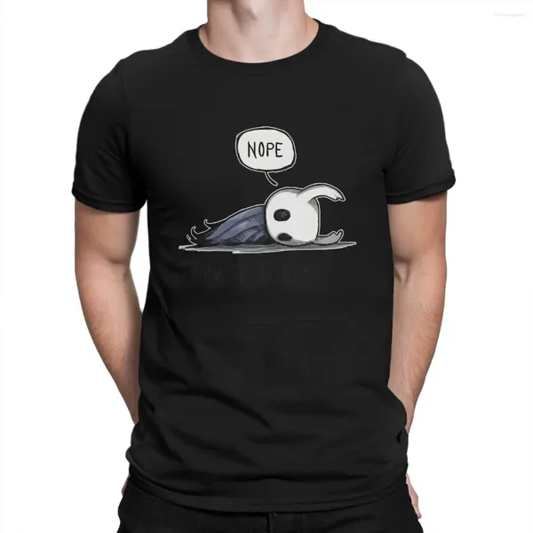 T-shirts pour hommes Jeu drôle Ghost Knight Graphic Art Chemise creuse Modal Vêtements à manches courtes O Cou Unisexe Tops Gaming Enthusiast Tee