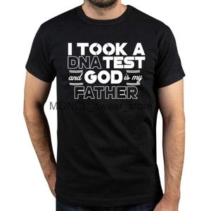 T-shirts masculins drôle Dieu est mon père t shirts d'été chrétien jésus bible graphique strtwear court slve cadeau d'anniversaire t-shirt pour hommes vêtements h240506