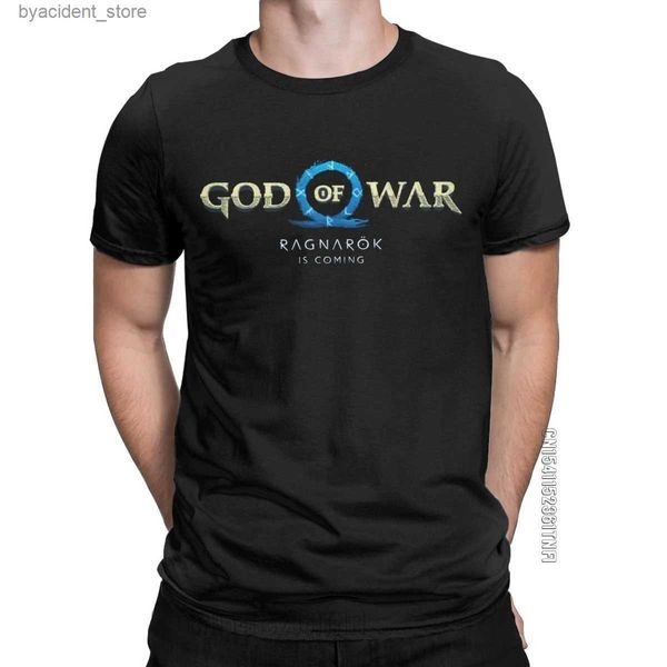 T-shirts pour hommes Funny God of War 2 Ragnarok arrive T-shirts Hommes O Cou Coton T-shirt Classique À Manches Courtes T-shirt Plus Taille Vêtements L240304