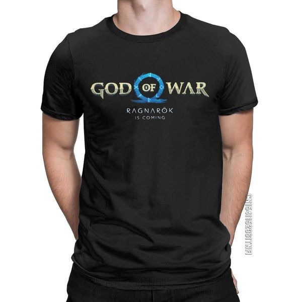 T-shirts pour hommes Funny God Of War 2 Ragnarok Is Coming T-shirts Hommes O Cou Coton T-shirt Classique À Manches Courtes T-shirt Plus La Taille Vêtements 022223H