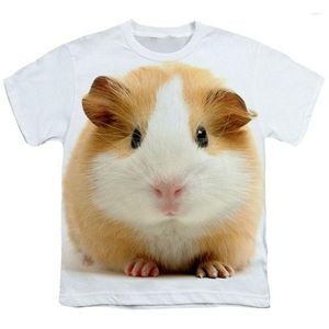 Camisetas de hombre Camisetas divertidas de conejillo de indias Hamster Animal lindo 3D Impreso Streetwear Hombres Mujeres Moda Camisa de gran tamaño Camisetas para niños Tops Ropa