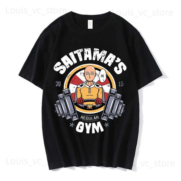 Camisetas para hombres Funny Japan Anime One Punch Man Gym T Shish Men Fashion Cool Confortable Camisetas Camisas sueltas Camisas de gran tamaño T231221