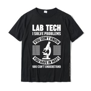 T-shirts voor heren Funny Lab Tech Week Laboratorium Technicus T-shirt Katoen Design Tees Funky heren T-shirt afgedrukt op