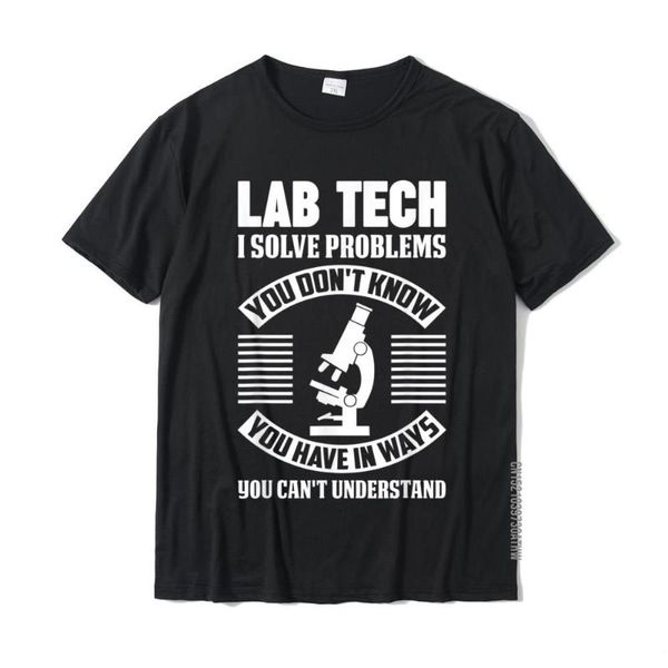 Camisetas divertidas para hombre, camiseta de técnico de laboratorio de la semana de tecnología de laboratorio, camisetas de diseño de algodón, camiseta Funky para hombre impresa en