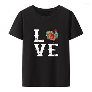 T-shirts pour hommes Funny Love Coton T-shirts Y2k Vêtements T-shirt Style Roupas Masculinas Nouveauté T-shirts O-cou Hipster Casual Camiseta Hombre