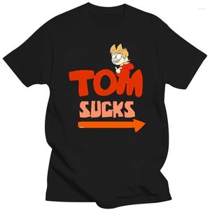 Mannen T Shirts Grappige Mannen Shirt Vrouwen Nieuwigheid Tshirt TOM SUCKS EW TORD EDDSWORLD MATCHING TEE Cool T-Shirt