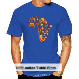 Heren t-shirts grappige mannen t-shirt vrouwen nieuwigheid t-shirt Afrika trots op African Vintage T-shirt