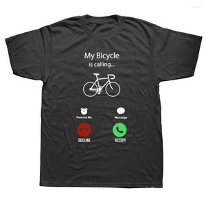 Heren t shirts grappig mijn fiets belt katoen streetwear korte mouw o-neck harajuku oversized fiets fiets t-shirt mannen