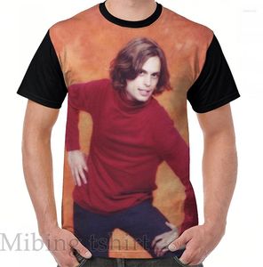 T-shirts pour hommes imprimé drôle hommes chemise haut pour femme Tee Matthew Gray Gubler T-Shirt graphique col rond manches courtes t-shirts décontractés