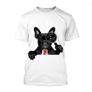 T-shirts pour hommes drôle chiot chien t-shirts impression 3D hommes femmes unisexe t-shirt été surdimensionné mode décontractée vêtements à séchage rapide t-shirts