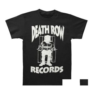 T-shirts voor heren grappig t-shirt mannen nieuwigheid t-shirt Death row opgenomen witte katoen zomer mode euro maat 220506 drop levering kleding dhcwg