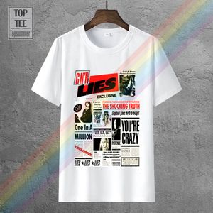 Camisetas divertidas para hombre, camiseta novedosa para hombre, camiseta Guns N Roses Lies 230718