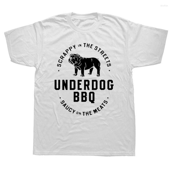 T-shirts pour hommes Funny Underdog Bbq Graphic Cotton Streetwear Short Sleeve Birthday Gifts Summer Style T-shirt Mens Clothing