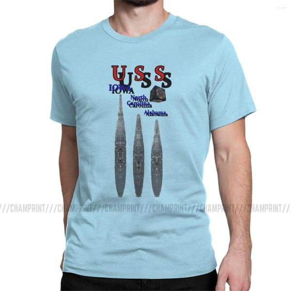 T-shirts pour hommes drôles navires de guerre américains T-Shirt hommes col rond pur coton monde de l'histoire marine guerre jeu t-shirts idée cadeau vêtements