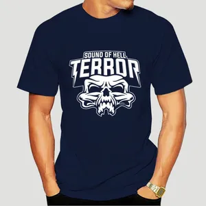 Mannen T-shirts GABBER Tops Tee Shirt Terrorist Geluid Van Licht Hardcore Speedcore Uptempo Frenchcore T-Shirt Ademend 1175J