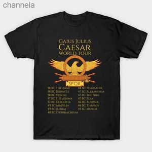 T-shirts pour hommes Gaius Julius Caesar World Tour T-shirt Empire de la Rome antique. T-shirt d'été en coton à manches courtes pour hommes Nouveau S-3XL