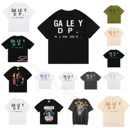 T-shirts voor heren Galleries Depts Tees Designer Summer Gallary Shirt Alfabet bedrukt Ster Zelfde T-shirt met ronde hals en korte mouwen voor mannen en vrouwen Oversize T-shirts #1F