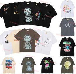 T-shirts pour hommes Galleries Depts Tees Designer Summer Gallary Shirt Alphabet Imprimé Star Same T-shirt à col rond à manches courtes pour hommes et femmes T-shirts oversize