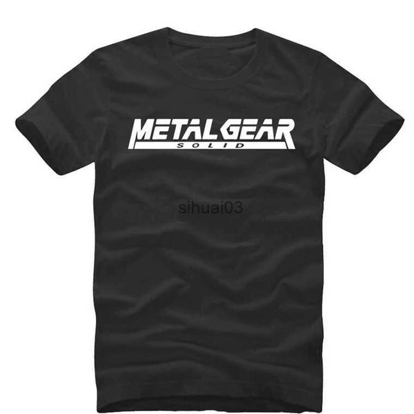 T-shirts pour hommes Jeu MGS Metal Gear Solid Lettre Imprimé Hommes Hommes T-shirt 2016 Nouveau Coton À Manches Courtes Tshirt Tee Camisetas Masculina