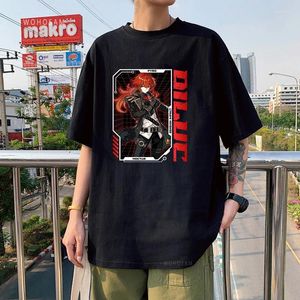 T-shirts homme Genshin Impact Diluc Ragnvindr imprimé femmes Harajuku monde ouvert Arataki Itto/Noelle col rond manches courtes