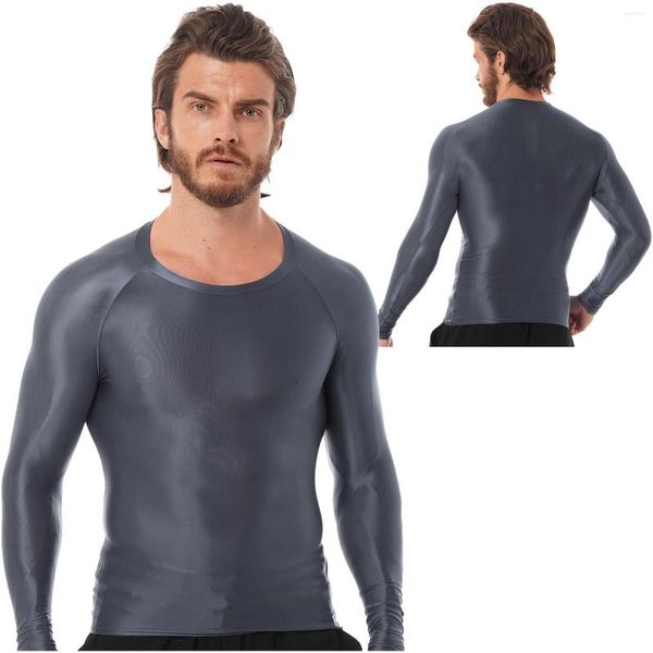 Camisetas deportivas brillantes para hombre