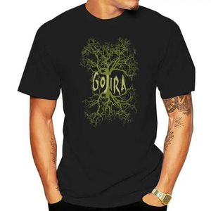 T-shirts voor heren Gojira Mens Black T-shirt Metal Band Fan T-shirt Heren T-shirt Maat S-3XL Ademende bovenste T-shirt T240510