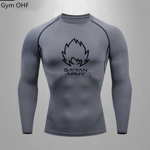 Camisetas para hombres Camiseta Goku Hombres Gimnasio Entrenamiento físico Deporte Jiu Jitsu Camisetas Hombres Comprimir Rashguard Boxeo Hombres Muay Thai Kickboxing Jerseys J230602