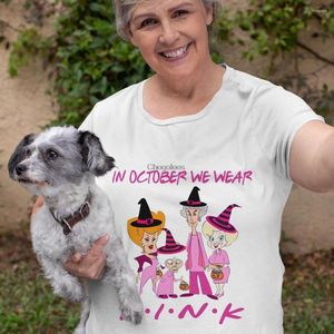 Heren t shirts gouden meisjes in oktober zijn het roze shirt borstkanker moeder shirtgrandma oma cadeaus