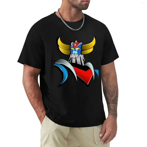 T-shirts pour hommes Goldorak Grendizer 2D Imprimer Summer Hommes / Femmes O-Cou T-shirt Casual Coton À Manches Courtes Mode Pull Unisexe Vêtements