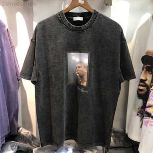 Mannen T-shirts Goede Kwaliteit 2023ss Oversized Mode T-shirt Mannen Mooi Gewassen Vrouwen Vintage T-shirt Tee Heren Kleding