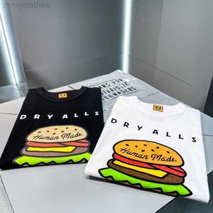 T-shirts voor heren van goede kwaliteit menselijk gemaakte hamburger mode t-shirt mannen 1 1 mens gemaakt vrouwen korte mouw Harajuku tee mannen kleding