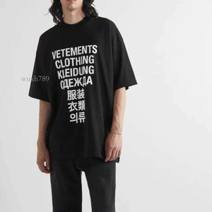 Heren T-shirts Goede Kwaliteit Vetements Mode Shirts Mannen 1 Zeven Talen Vintage Vrouwen T-shirt Oversized Tee Heren Cloing G221118 Jacketstop