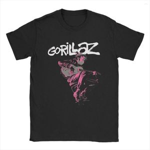 Camisetas de hombre Gorillaz Noodle Hombres Mujeres Camisetas de algodón puro Cuello redondo Banda de música Hip Hop Camiseta de manga corta Ropa Idea de regalo