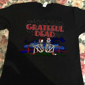 T-shirts pour hommes Grateful Dead Vintage Tshirt 1981 T-shirt Réimpression S-5Xlephemeralew