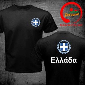 Camisetas para hombres Camiseta de Grecia Hombres Bandera del país Camiseta Hip Hop Streetwear Socceres Jersey Futbolista Camiseta Nación Bandera griega Hellas GR SA Tees