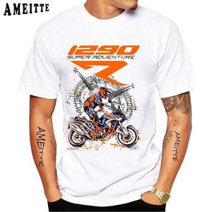 T-shirts masculins GS Adventure 1290 Super Aventure R T-shirt de moto de désert de désert