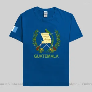 Heren t shirts guatemala mannen mode natie team t-shirt katoenen t-shirt sportkleding tees land guatemalan streetwear