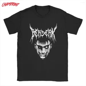 T-shirts pour hommes Guts Shirt Swordsman Gatsu Anime T-shirts amusants à manches courtes col rond T-shirts en coton vêtements d'été