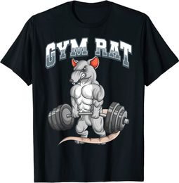 T-shirts voor heren gym muis fitness bodybuilding maat