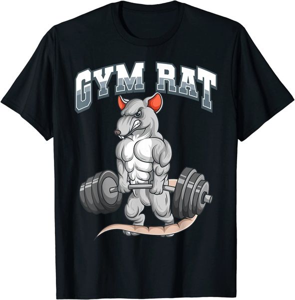 T-shirts pour hommes Gym Mouse Fitness Bodybuilding Taille S 5XL T-shirt en coton à col rond T-shirt décontracté à manches courtes pour hommes Top Expédition directe 230330