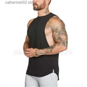 T-shirts pour hommes Gymnases Vêtements Bodybuilding Débardeur Hommes Fitness Singlet Chemise sans manches Coton Muscle Guys Marque Undershirt pour Garçon Gilet T230601