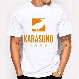 Heren t shirts haikyuu harajuku shirt karasuno volleybal club summeranime high shcool tshirts mannen oversized short mouw tees round nek